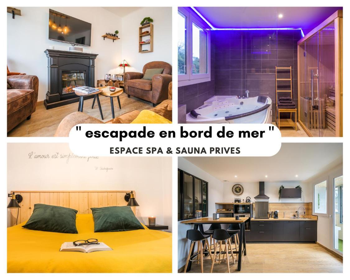 Escapade En Bord De Mer Avec Sauna Et Spa Prives Binic Dış mekan fotoğraf